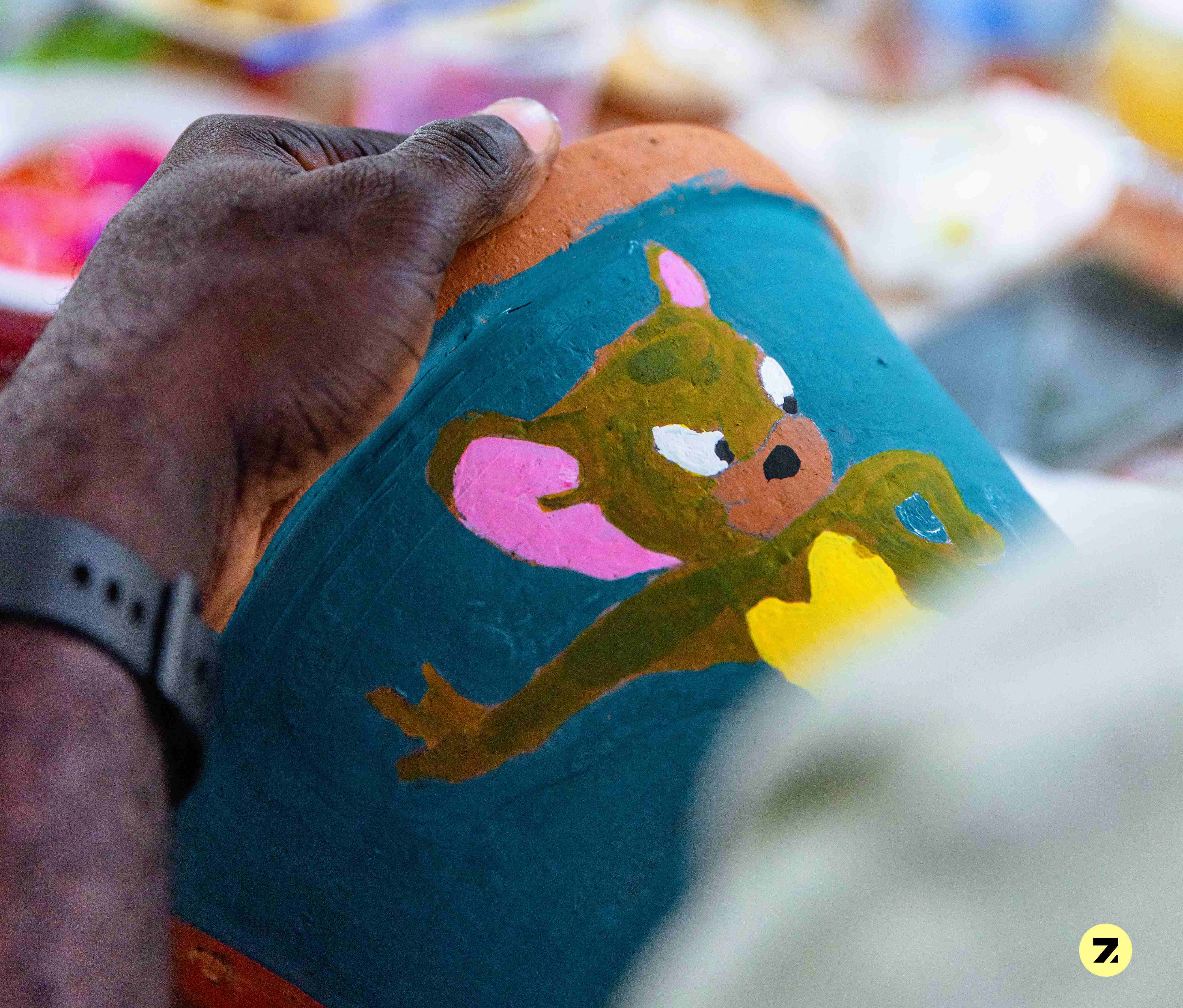 Custom Paint Plant Pots